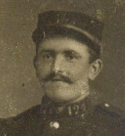 Jean Ouvrard - soldat au 124me rgiment d'infanterie