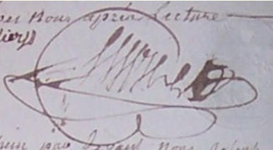 Signature de Franois Sophie Esnoux